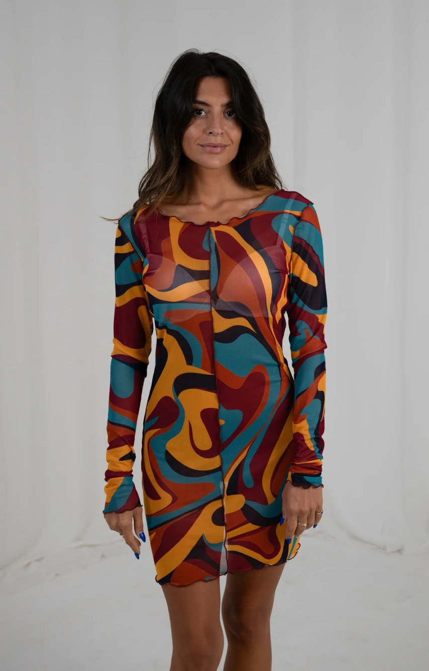 NWT Agua Bendita x Tropic of C Hadely Mini Dress
